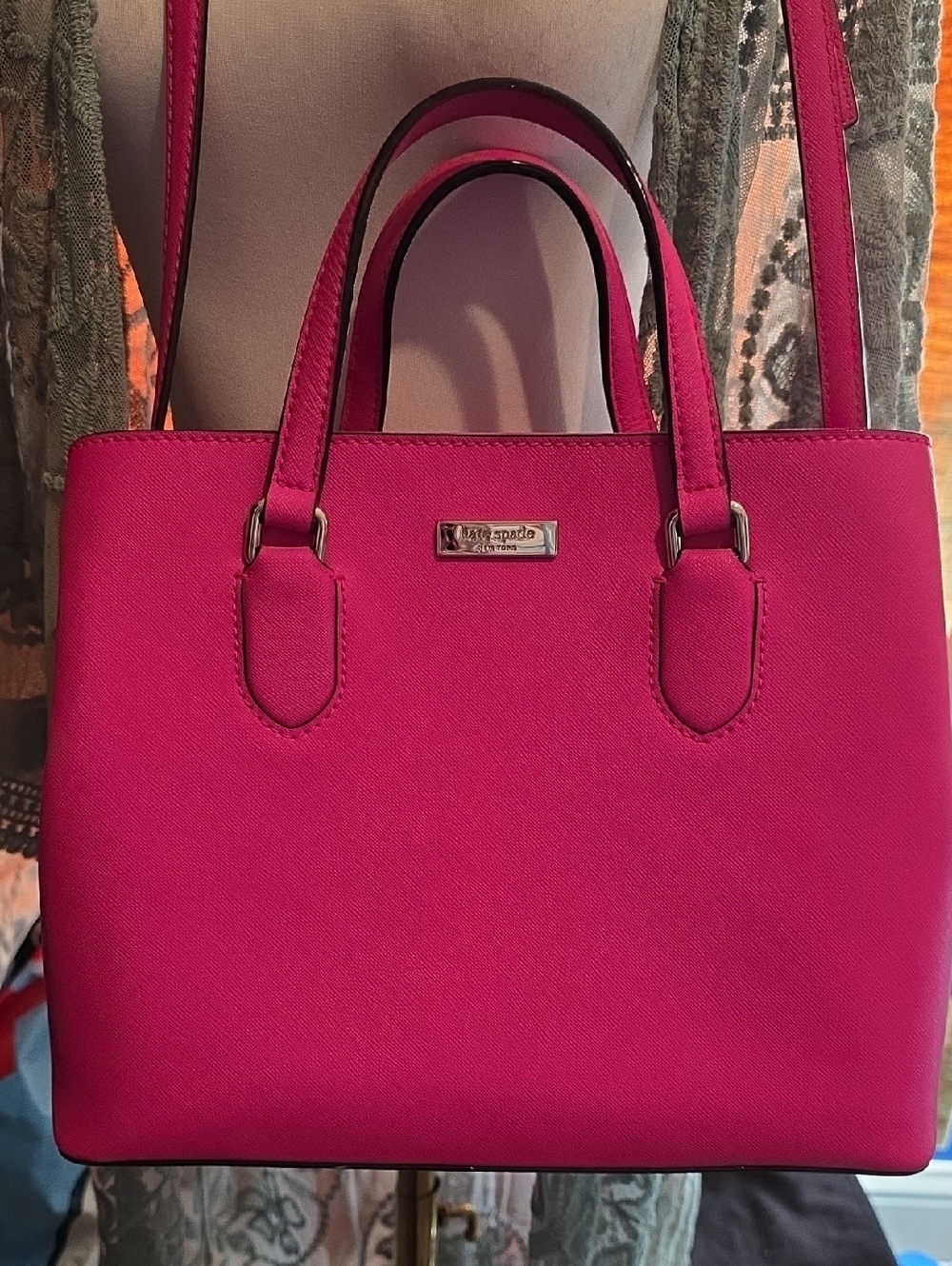 kate spade Hot Pink Structured Satchel